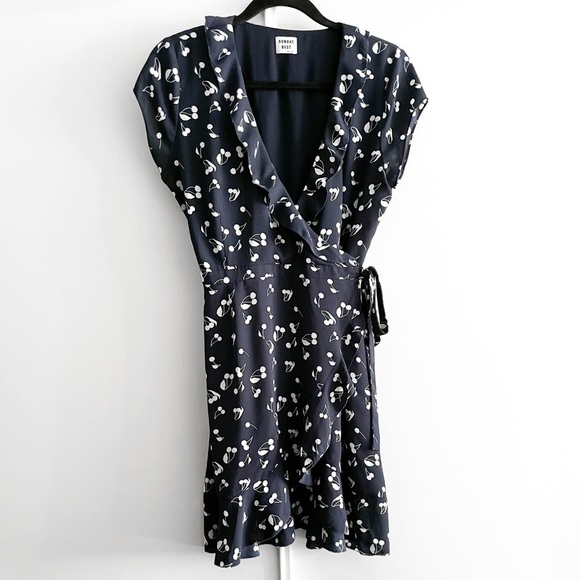 Sunday Best Cherry Savoy Dress - Picture 1 of 15